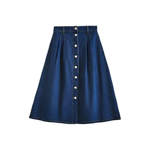 SLLSKY Повседневная длинная юбка для женщин