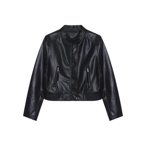 GZQJ Женские кожаные куртки