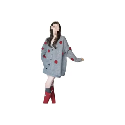 FLIM A51071 Серый Кардиган Женские Трикотаж