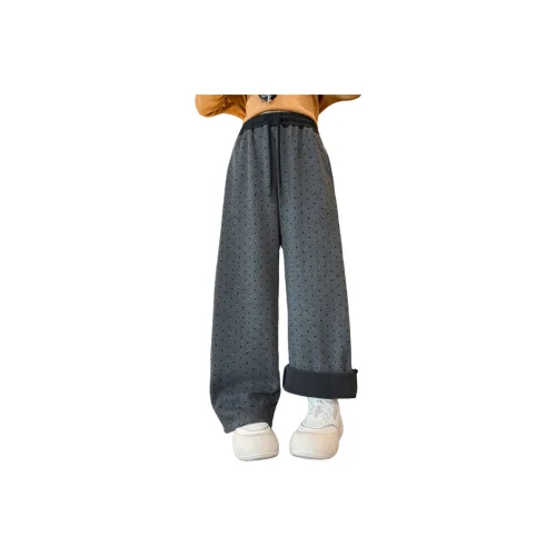 Mami Macca Темно-серые школьные брюки