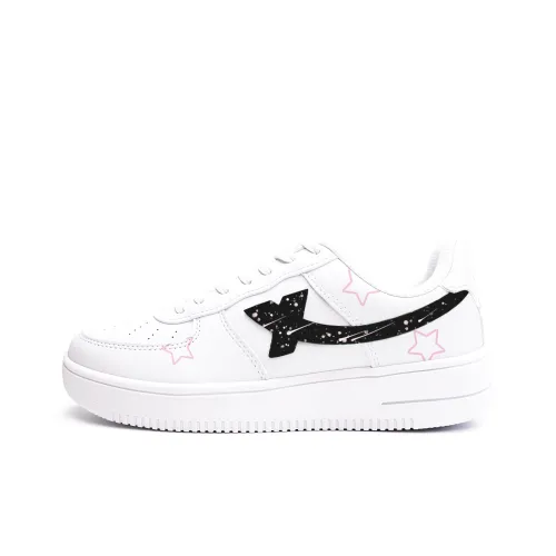 XTEP Air Force One Износостойкие и Легкие Низкие Кроссовки для Скейтбординга Женские