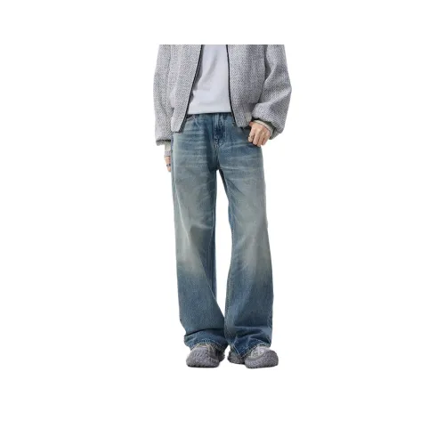 PRPK Осенние Джинсы Свободного кроя Унисекс