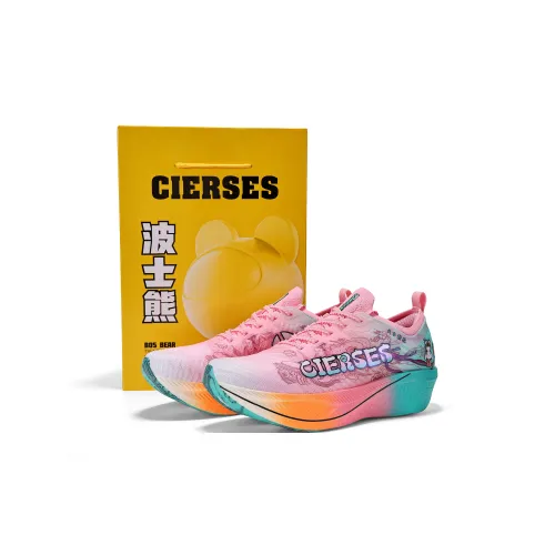 CIERSES Muscle Cloud 1,0 Амортизация Баланс Дышащий Противоскользящий Детские беговые кроссовки Церулеан Цветок Швер Унисекс