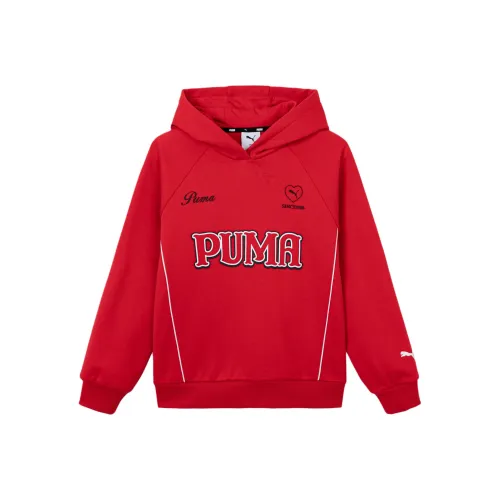 PUMA Свитшот Оранжевый Красный Детский