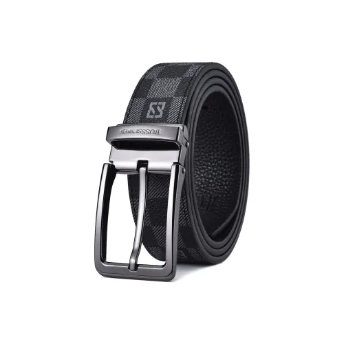 BOSSSUNWEN ПВХ Кожаные ремни Мужской 3,5 см