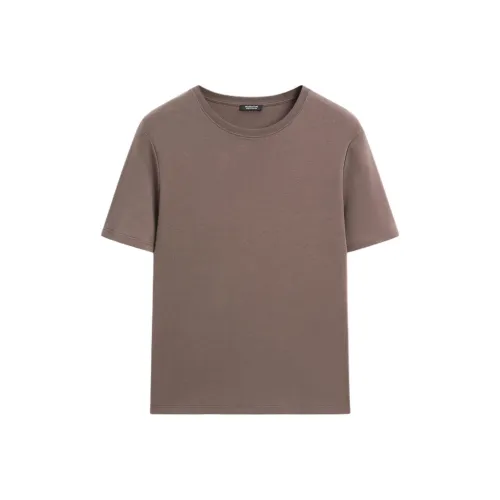 Massimo Dutti Темно-умбровая Женская T-рубашка