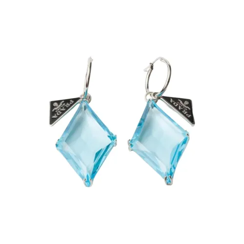 PRADA Серьги из металла женские синие