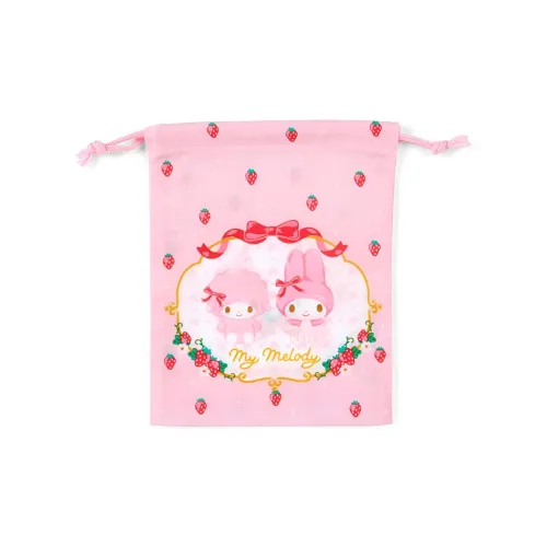 Санрио Melodi Хлопок Путешествие Мешок для хранения Трубы Детский Клубнично-розовый