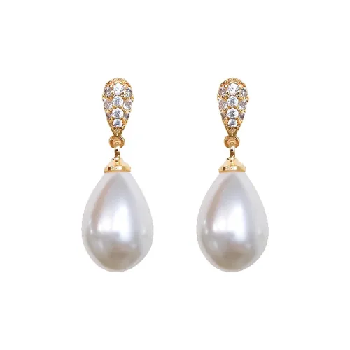 WEIJAS Серьги из меди с золотым покрытием женские