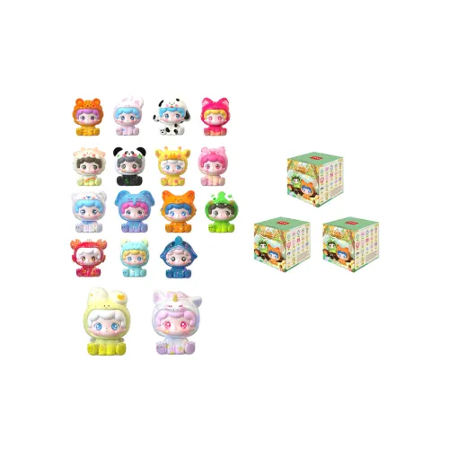 CHAOWANBOPU Dots Forest Wonder City Литтер Прозрачный Милый Мини Слепые Коробки Один Mystery Коробка Целая Коробка 16 шт