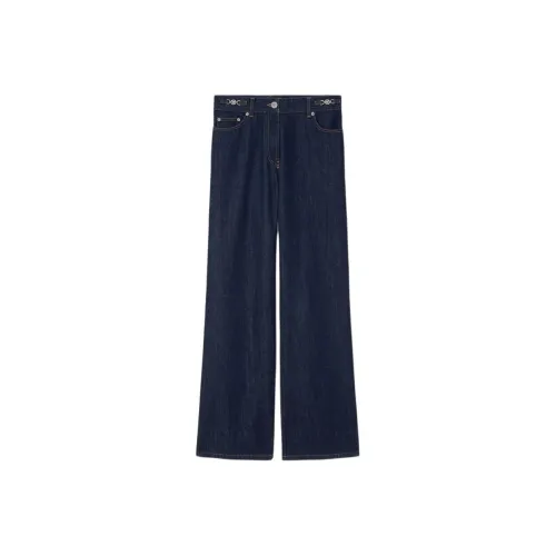 VERSACE Fw25 Джинсы Женские Синие