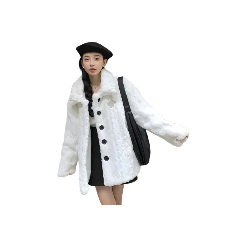 SKYA Белый Женские Меховые изделия