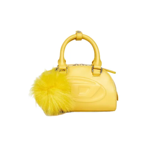 DIESEL Bowling Bag из коровьей кожи сумка через плечо мини сумка женская желтая