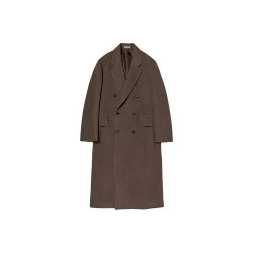 Auralee Fw25 Супер-Тонкий Шерсть MOSSER CHESTERFIELD Пальто Мужской