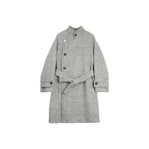 ELLE Средне-серый Женское Пальто