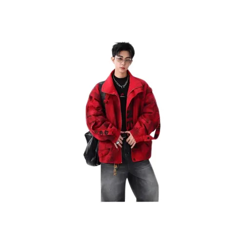 GOYN Красный с флисовой подкладкой Мужские Свитшоты