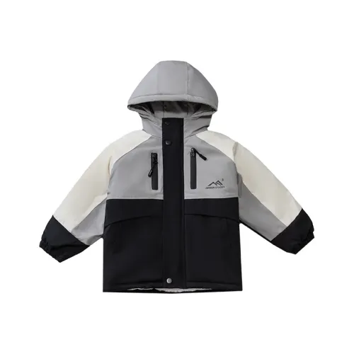 SHIBU Nemo Companion 78 Стилей Двойная Молния PARKA Пальто Серый Предшкольные Куртки