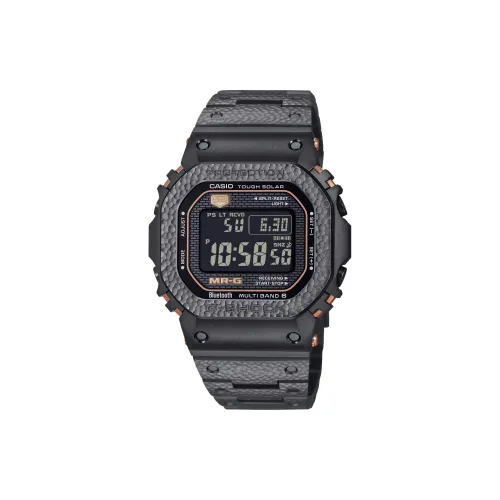 CASIO MRG B5000 Collection Солнечный Кварцевый Механизм Титан Ремешок Часы Унисекс Черный Циферблат