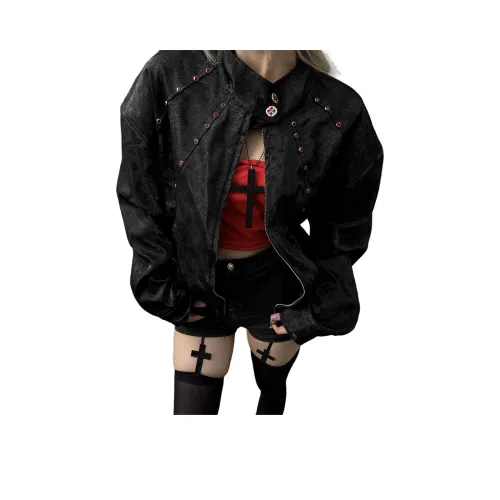 XUBAIHUO Унисекс Кожаные куртки