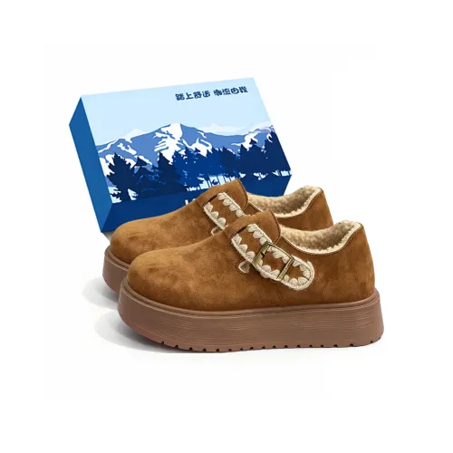 Fawn Miri Термическая Аbrasion-Resistant Увеличение Высоты Низкие Кеды Утепленная Обувь Женская