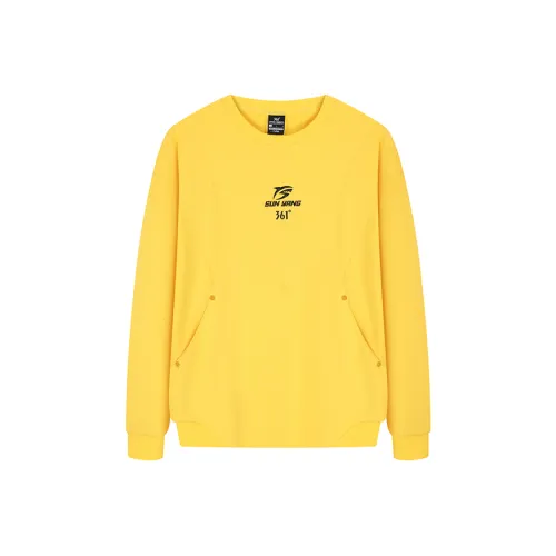 361° Солнечный Желтый Мужской Свитшот