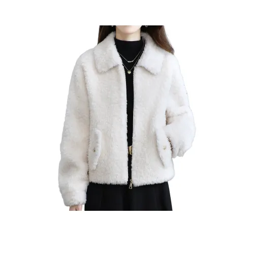 MH Белый Женские Меховые изделия