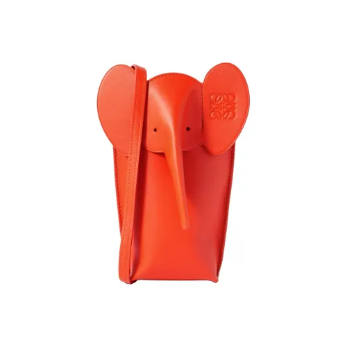 LOEWE Сумка через плечо из кожи мужская оранжевая