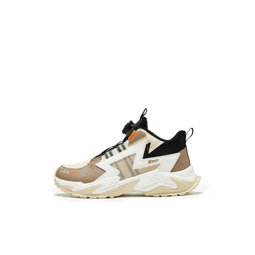 XTEP Slip-resistant Abrasion-resistant Insulated Footwear Light Latte Brown Black Tea Baby XTEP Противоскользящая Устойчивая к истиранию Утепленная обувь Светлый Латте Коричневый Черный Чай Малыш