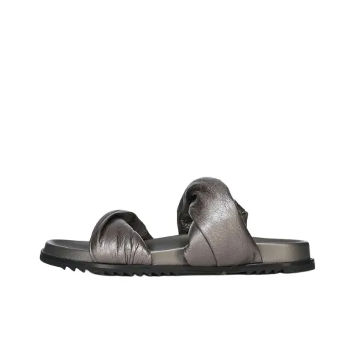 RICK OWENS совместный бренд RO Слипоны Женские Бронза