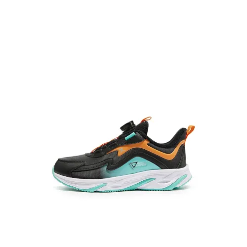 XTEP Противоскользящая Устойчивая к истиранию Утепленная обувь Черный Лавовый оранжевый Прозрачный Бирюзовый Детский