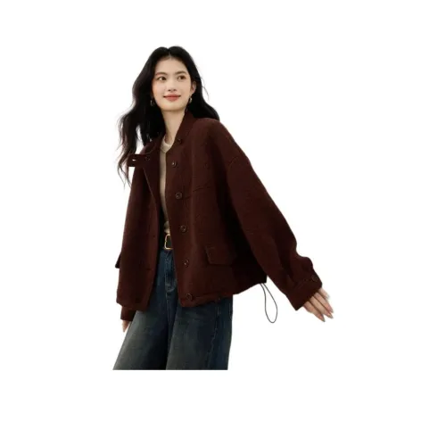 Still Quiet Бархат Feel Пальто Женское