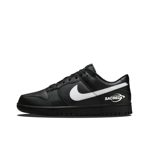 Nike Dunk Abrasion Resistant Low Топ Скейтборд Кроссовки Унисекс Черный