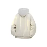 Ecru Cotton Down Jacket (Insulated)  
Экрю хлопковый пуховик (утепленный)