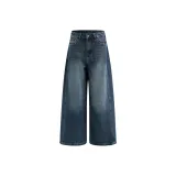 Темный индиго синий, увеличенная длина