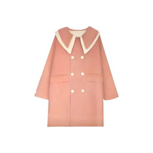ZEKIKO STUDIO Pink Women's Coat ZEKIKO STUDIO Розовый Женский Пальто