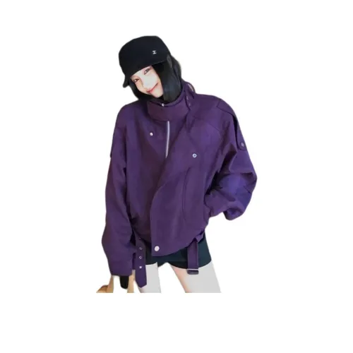 MORii Ягодно-фиолетовый Женские Куртки