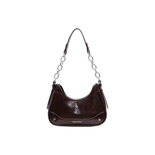 NANXIAOXIANG ПУ (полиуретан) Сумка через плечо Женская Кофейно-коричневый Бургунди Черный