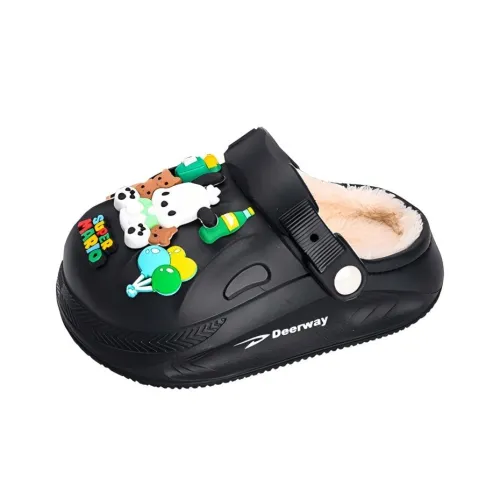 DEERWAY Детские уличные тапочки с низким верхом для школьного возраста