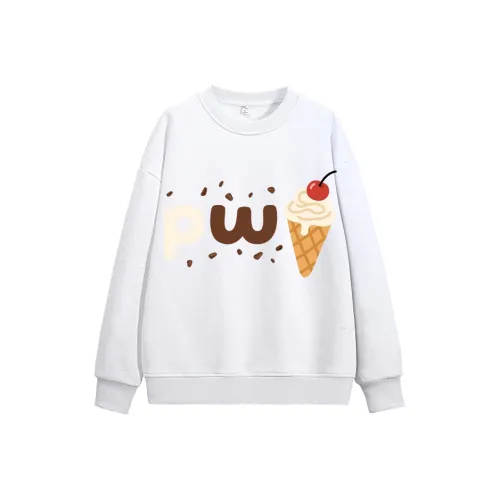 PWUE Белый Унисекс Свитшоты