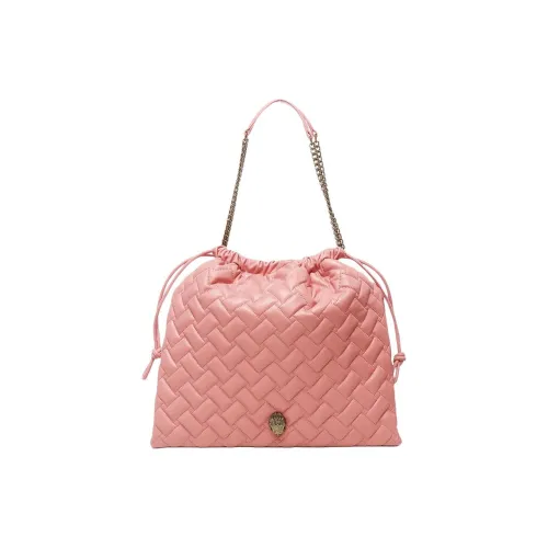 Kurt Geiger London Кожа Ведрообразная Сумка Плечевая Сумка Женская Розовая