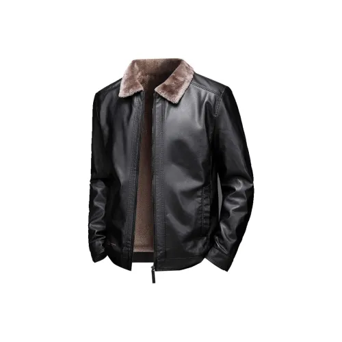 FAIRWHALE Мужские кожаные куртки