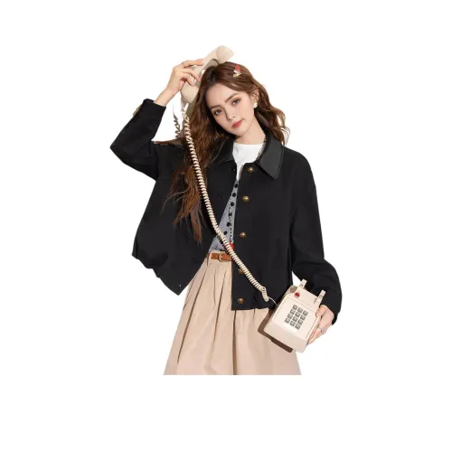 FAWENXIANGZI Вельвет Feel Пальто Женское