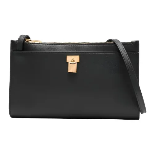 TF Bos Телец Латунь Сумка через плечо Мини Женская Черная