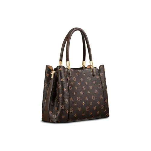 VINEY Сумка из синтетической кожи стандартная женская кофейного цвета