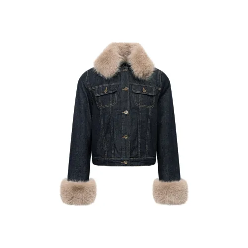 Ariseism Оригинальный джинсовый женский короткий пальто