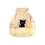 [Heavyweight Флис-Лайнер Полиэстер-Хлопок] Светлый Бежевый (Tb Cold-Eyed Кошка)