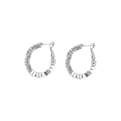 JianKai Серьги из меди с серебряным покрытием женские