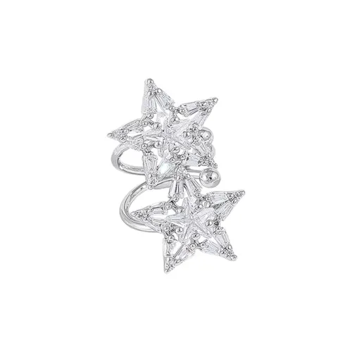 JianKai Высококачественная Медная Нижняя Заколка Серьги On Женские