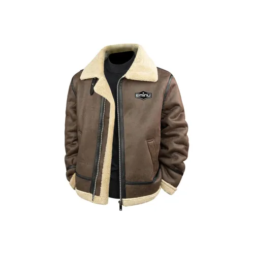 EMINU Мужские кожаные куртки