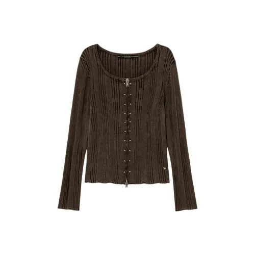 GUESS Коричневые Женские Свитера